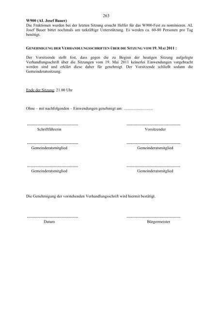 Protokoll - Die Grünen Wartberg/Aist