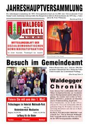 Nummer 1/2006 - Waldegg-Aktuell - SPÖ