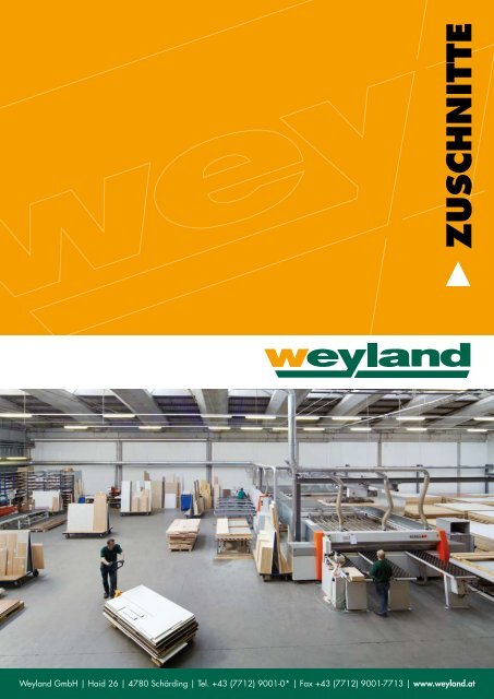 ZUSCHNITTE - Weyland GmbH