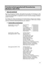 Fremdenverkehrsgesellschaft Romantisches Wertheim mbH (FVG)