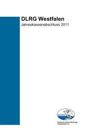 aktueller Jahresabschluss - Landesverband Westfalen e.V. - DLRG