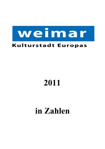 PDF Zahlen 2011 - Weimar