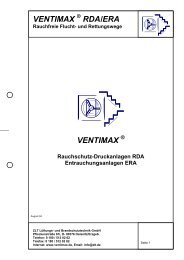 VENTIMAX RDA/ERA VENTIMAX - ZLT Lüftungs