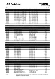LED Preisliste - Fluora