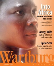 Army, Wife Cycle Star - Wartburg College
