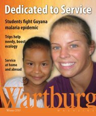 Students fight Guyana malaria epidemic - Wartburg College