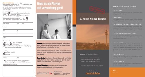 PDF-Flyer Kodex-Knigge Tagung - Wolff trifft Jaeger. GmbH