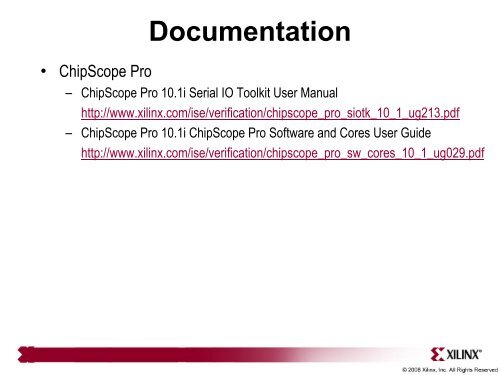 ML505/506 Four GTPs IBERT Quickstart - Xilinx