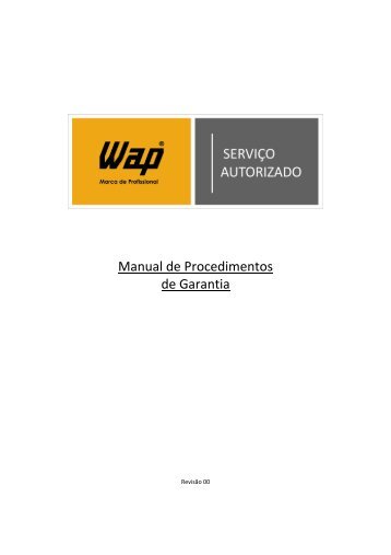 Manual de Procedimentos de Garantia - Wap