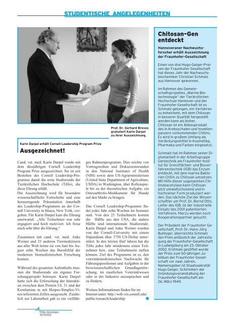 Heft 8/2002 - VET-MAGAZIN.com