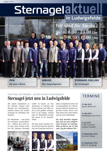 Neu Sternagelaktuell Fruhjahr 2012 Mercedes Benz
