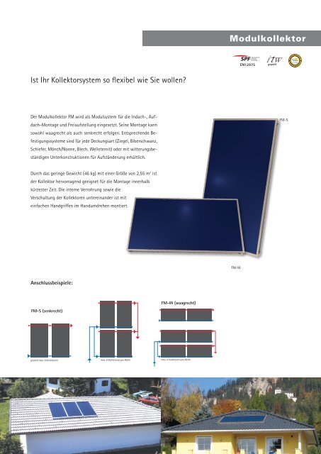 Solartechnik Modul-Kollektor Tisun