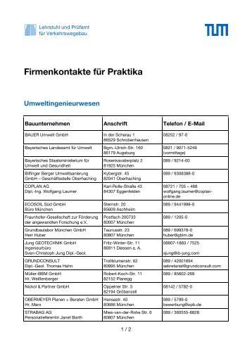 Aushang A4hoch farbig - Lehrstuhl für Verkehrswegebau - TUM