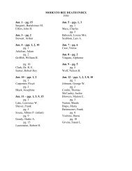 MODESTO BEE DEATH INDEX - Stanislaus County Library