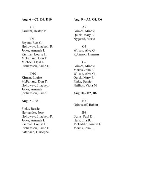 MODESTO BEE DEATH INDEX - Stanislaus County Library