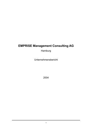 EMPRISE Management Consulting AG - Xetra