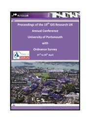 Proceedings of the 19 GIS Research UK Annual Conference ...