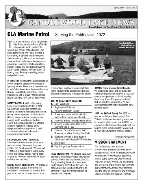 CLA Marine Patrol