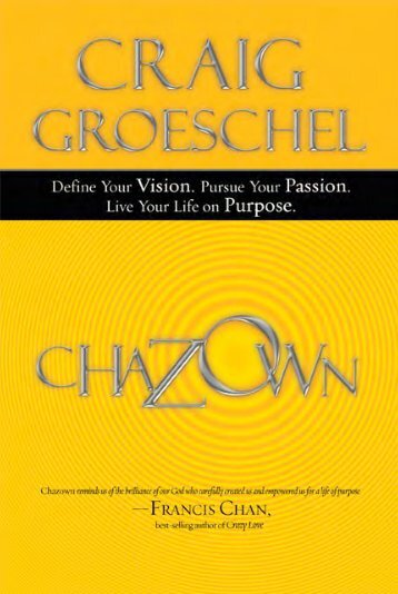 Download the first chapter of Chazown - WaterBrook Multnomah