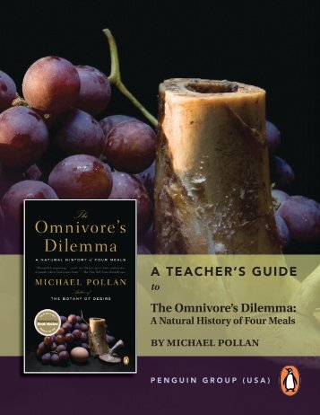 The Omnivore's Dilemma - Penguin Group