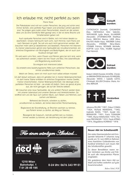 Pfarramtliche Mitteilung der Pfarre Stammersdorf Juli 2009 ...