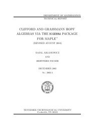 CLIFFORD AND GRASSMANN HOPF ALGEBRAS VIA THE ...