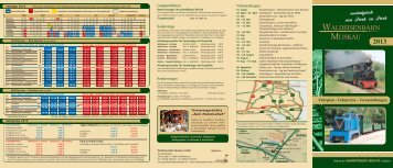 Fahrplan als PDF… - Waldeisenbahn Muskau