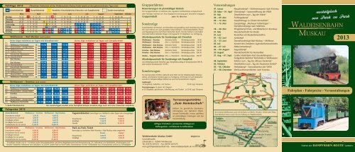 Fahrplan als PDF… - Waldeisenbahn Muskau