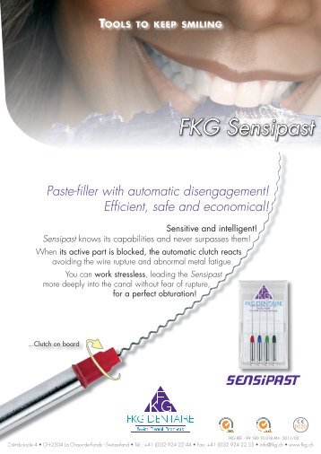 FKG Sensipast TOOLS TO KEEP SMILING Paste-filler with automatic