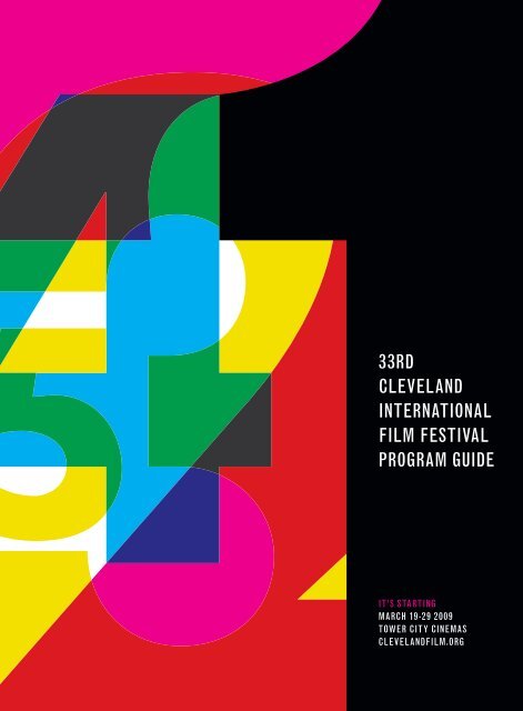 33rd CIFF Program Guide - Cleveland International Film Festival