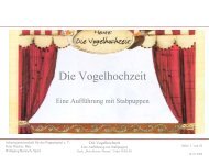 Die Vogelhochzeit - Hamburger Puppentheater