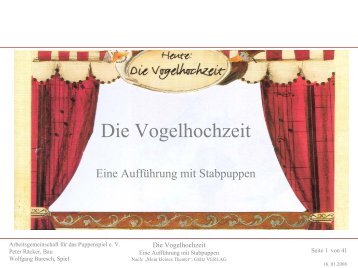 Die Vogelhochzeit - Hamburger Puppentheater