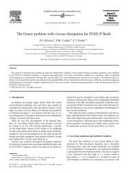 The Graetz problem with viscous dissipation for FENE-P fluids - UBI