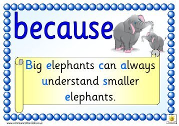 Mnemonic posters for spelling - Communication4All