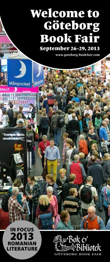 Welcome to Göteborg Book Fair 2013