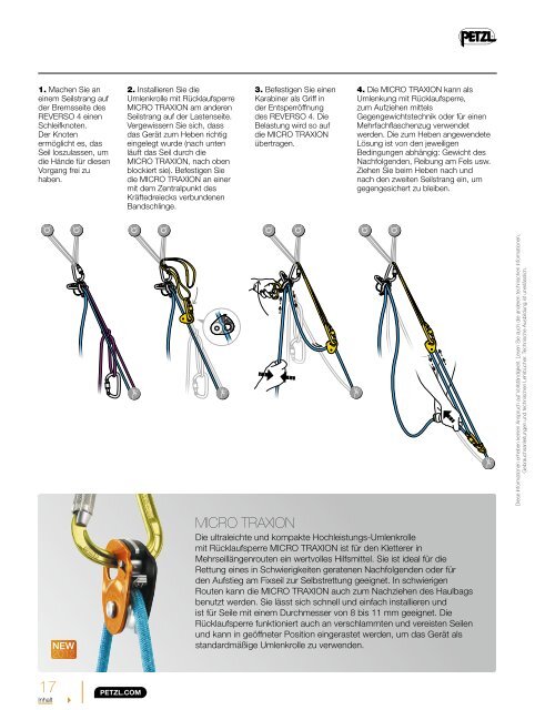 Petzl Sport Katalog 2012 PDF herunterladen  - Krah.com