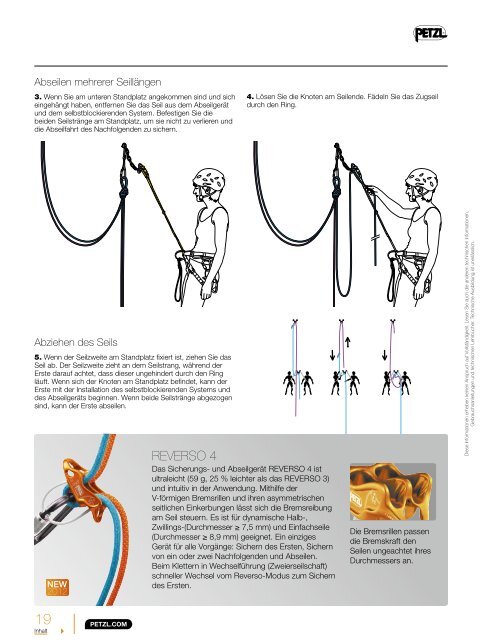 Petzl Sport Katalog 2012 PDF herunterladen  - Krah.com