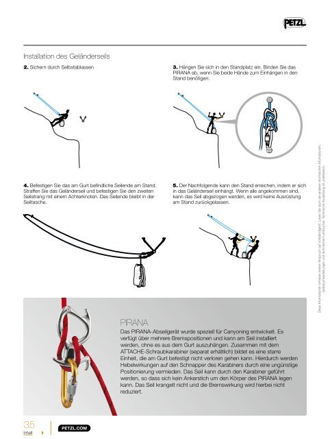 Petzl Sport Katalog 2012 PDF herunterladen  - Krah.com