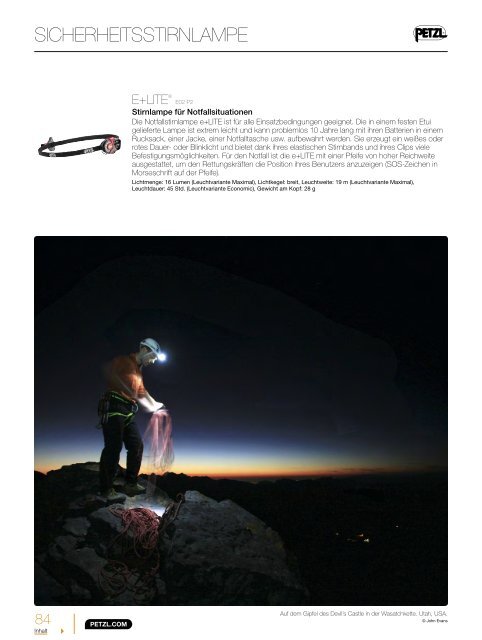 Petzl Sport Katalog 2012 PDF herunterladen  - Krah.com