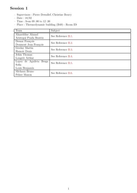 Session 1 - Montefiore