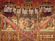 Gothic Art and Music from the 14th Century