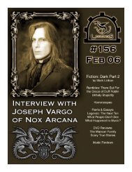 Interview with Joseph Vargo of Nox Arcana - Monolith Graphics