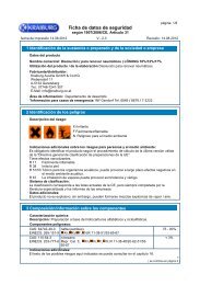 Ficha de datos de seguridad - KRAIBURG Austria