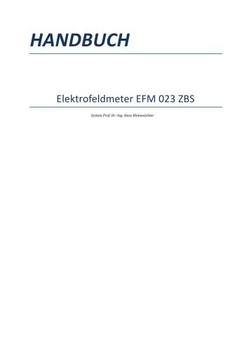 EFM 023_HB_D - Kleinwächter GmbH