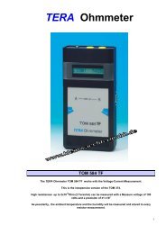 TERA Ohmmeter - Kleinwächter GmbH