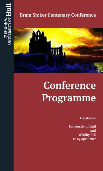 BRAM STOKER CENTENARY - 404 - University of Hull