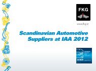 Scandinavian Automotive Suppliers at IAA 2012 - FKG