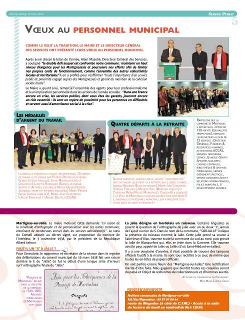 Martignas.Mag mars 2012 - Mairie de Martignas-sur-Jalle