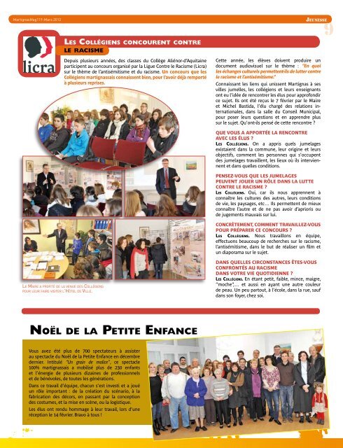 Martignas.Mag mars 2012 - Mairie de Martignas-sur-Jalle