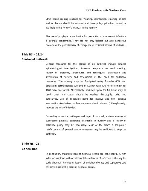 Neonatal sepsis - New Born Baby